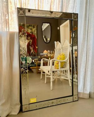 Cermin Dinding Motif Venetian Mirror size 140X90